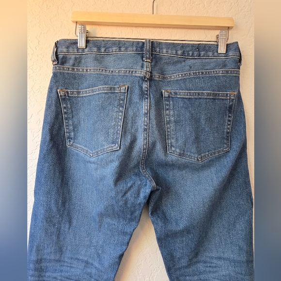 Everlane high rise cropped 23 inseam Jeans Raw Hem size 28 - Picture 7 of 10